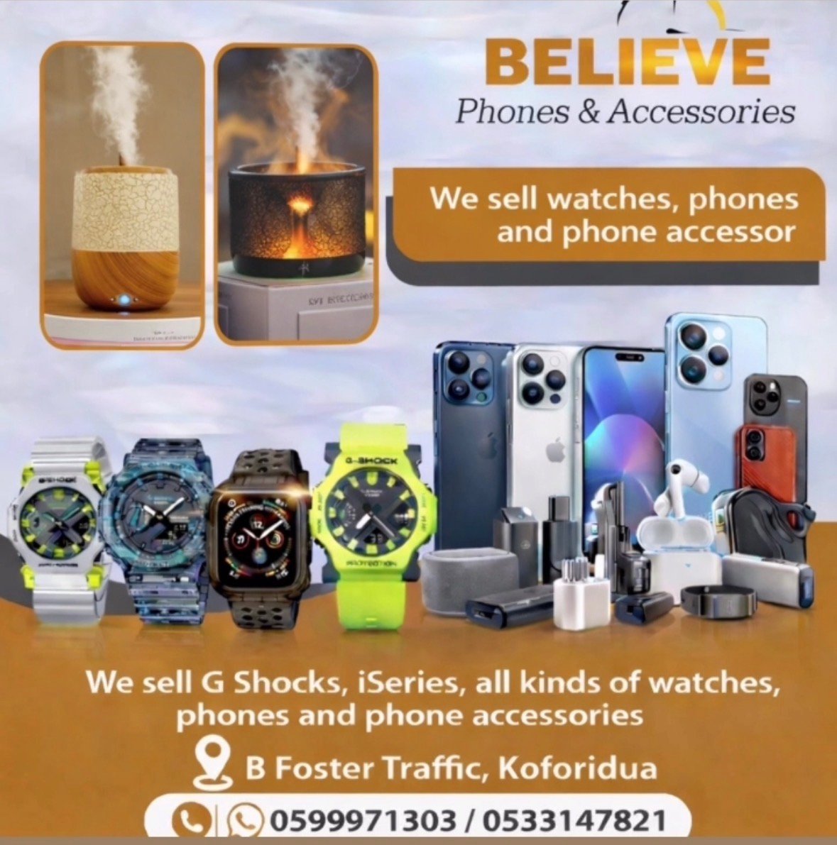 BELIEVE PHONES AND ACCESSORIES